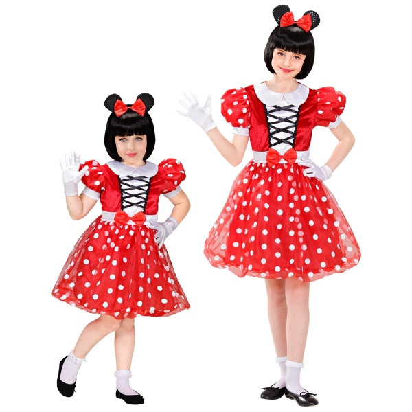 SOURIS FILLE robe, oreilles