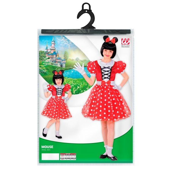 SOURIS FILLE robe, oreilles – Image 4