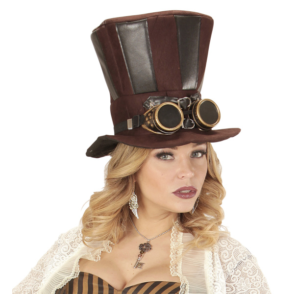 Paire de  BOUCLES D'OREILLES STEAMPUNK AVEC PLUMES – Image 2