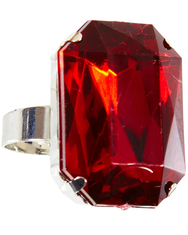 BAGUE PIERRE ROUGE