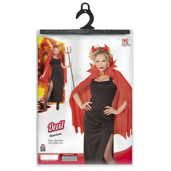 DEMON robe, cape, cornes – Image 3