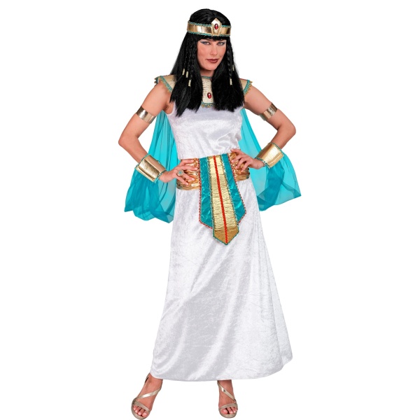 REINE EGYPTIENNE robe, tour de cou avec voiles et poignets, ceinture, serre-tete – Image 2