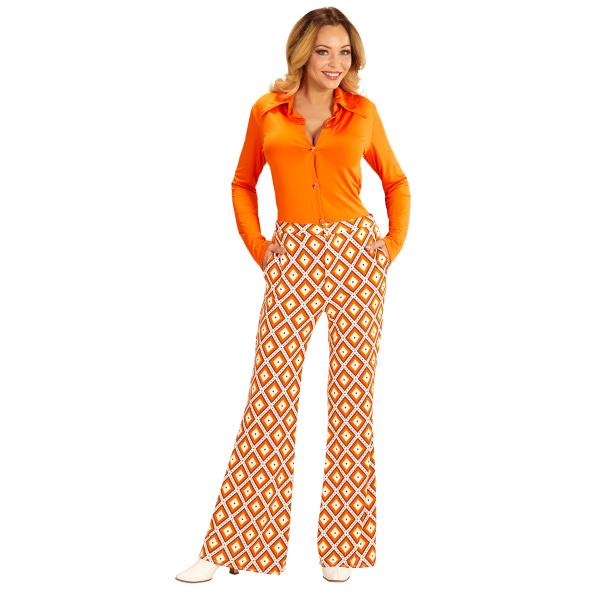 PANTALON FEMME ANNEES 70 rhombus – Image 3