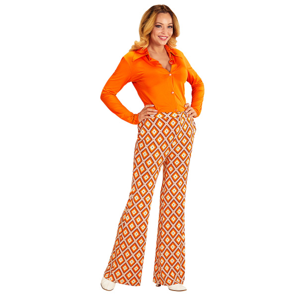 PANTALON FEMME ANNEES 70 rhombus – Image 2