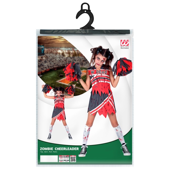 POM POM GIRL ZOMBIE haut, jupe, pom pom – Image 3