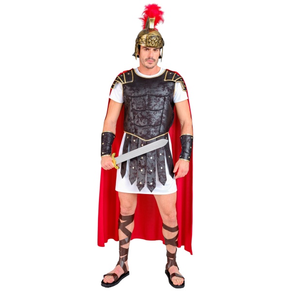 CENTURION ROMAIN robe avec armure, bracelets, cape, casque – Image 3
