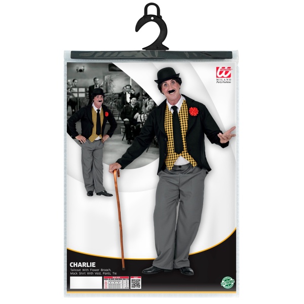 CHARLIE redingote avec broche fleur, fausse chemise avec gilet, pantalon, cravate – Image 5