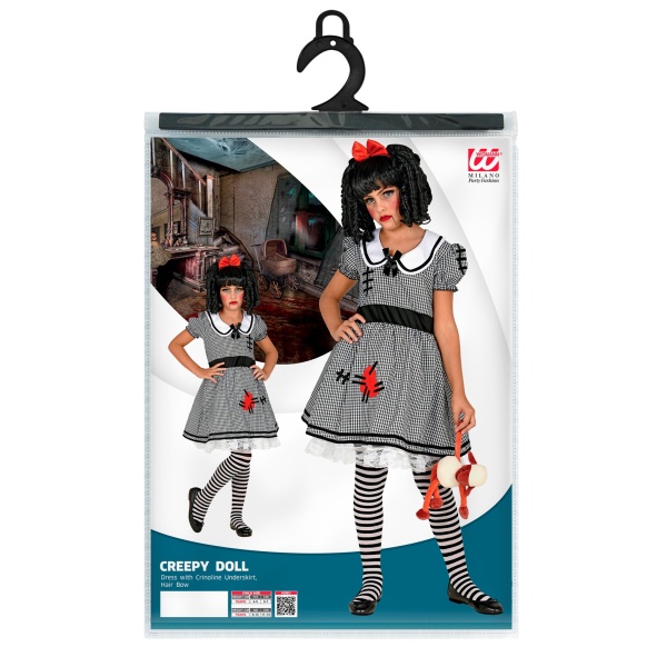 POUPEE robe avec jupon en crinoline, noeud pour cheveux – Image 5