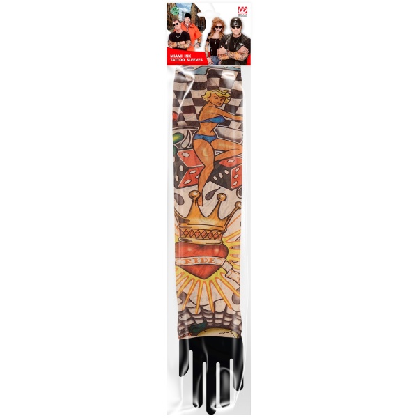 paire de MANCHES TATOUEES MIAMI INK aspect naturel – Image 5