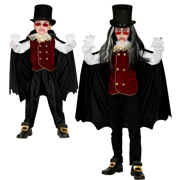 VAMPIRE chemise avec veste et jabot, cape avec col