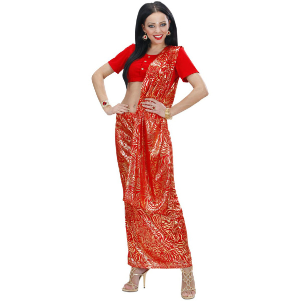 SARI INDIEN top, jupe avec bande – Image 2