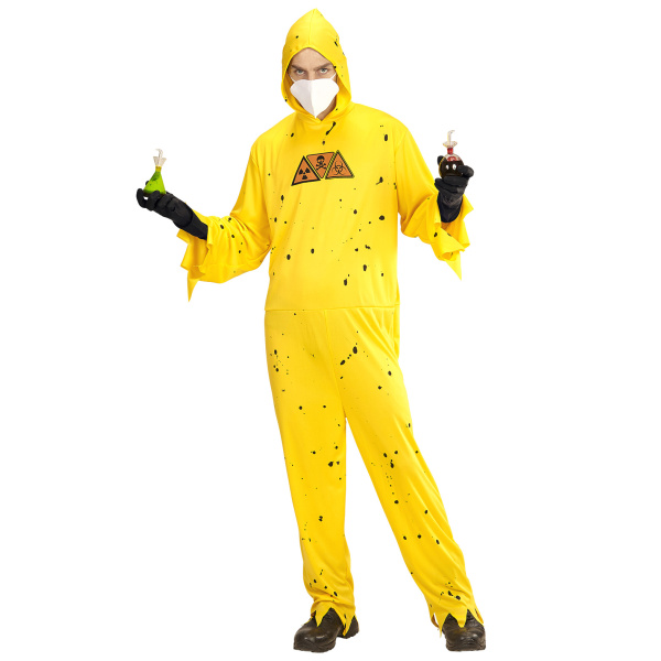 RISQUE TOXIQUE combinaison à capuche, gants, masque – Image 2