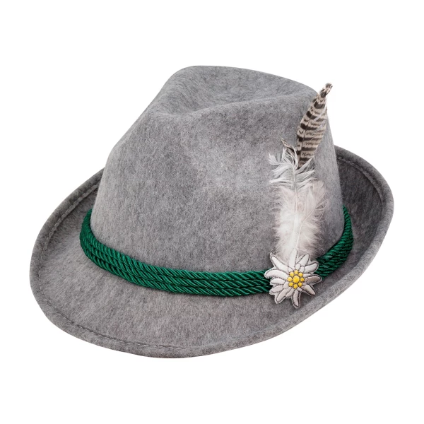 CHAPEAU BAVAROIS AVEC PLUME en feutre – Image 4