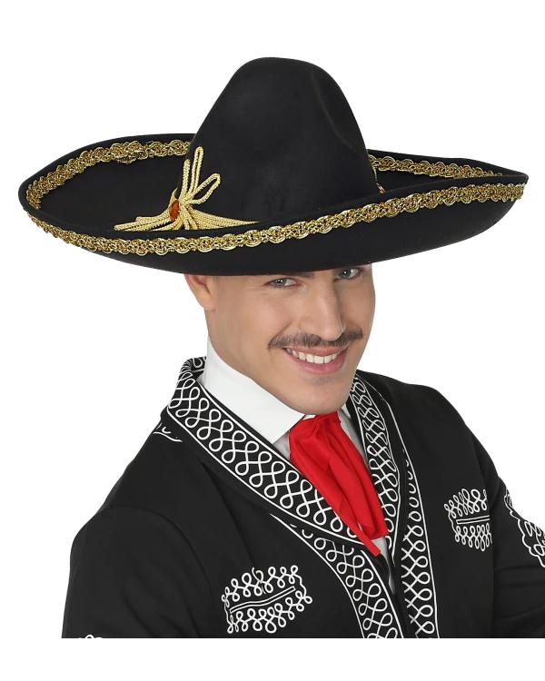 DELUXE SOMBRERO MEXICAIN en feutre 50 cm