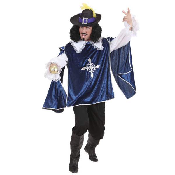 MOUSQUETAIRE bleu chemise, casaque – Image 2