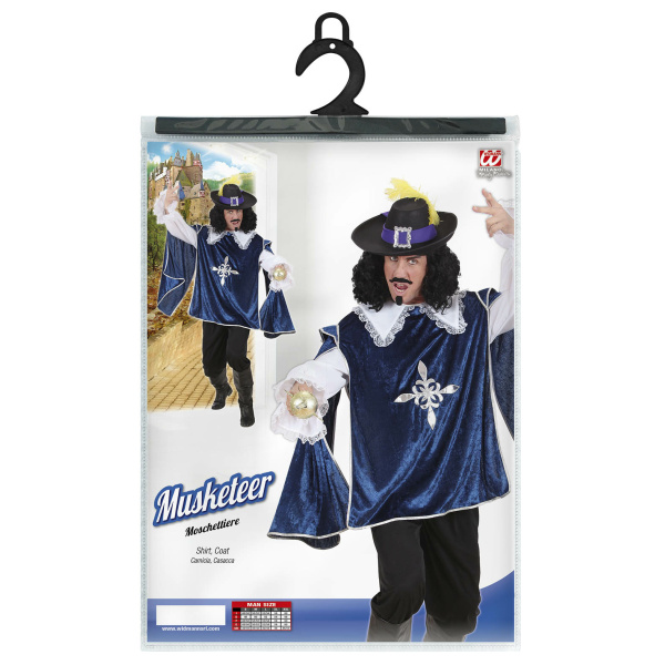 MOUSQUETAIRE bleu chemise, casaque – Image 3