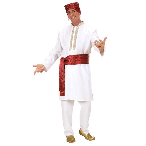 DANSEUR HINDOU tunique, pantalon, ceinture, turban