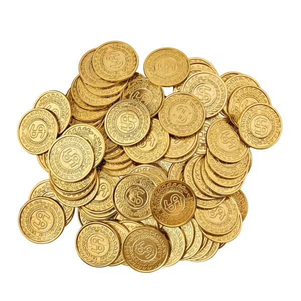 set de 100 PIECES $ D'OR