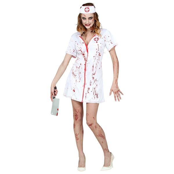 INFIRMIERE ZOMBIE robe, coiffe – Image 2