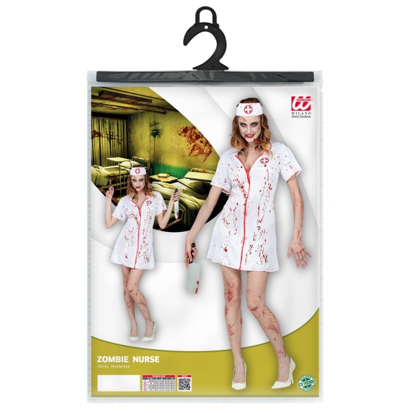 INFIRMIERE ZOMBIE robe, coiffe – Image 5