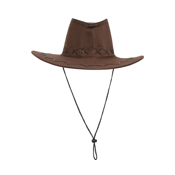 Chapeau de cow-boy brun – Image 2
