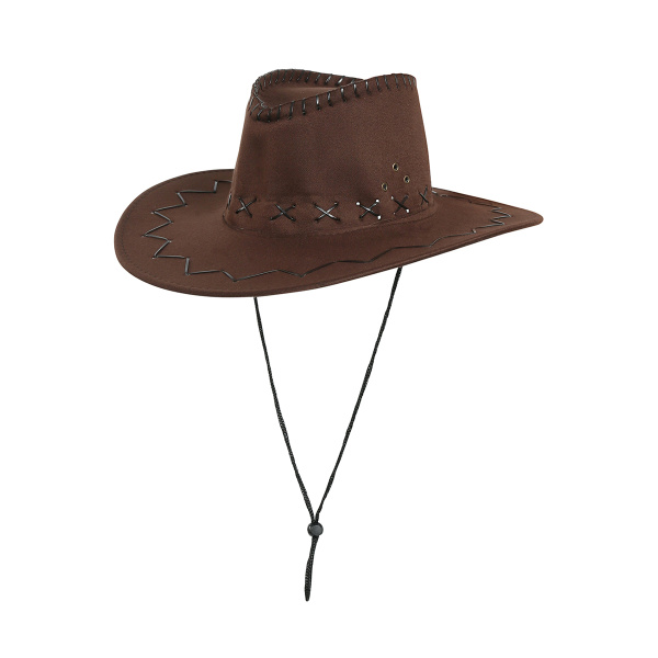 Chapeau de cow-boy brun – Image 3