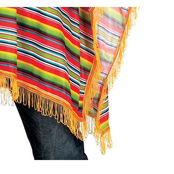 Poncho mexicain taille unique – Image 4