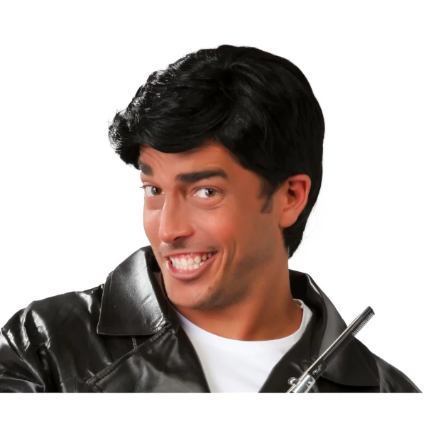 Perruque homme noir