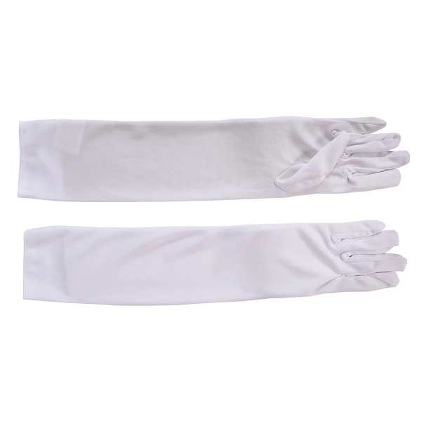 Gants blancs 45 cm – Image 2