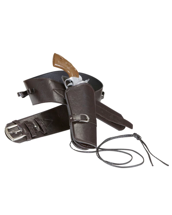 HOLSTER ET CEINTURE WESTERN MARRONS AUTHENTIQUES