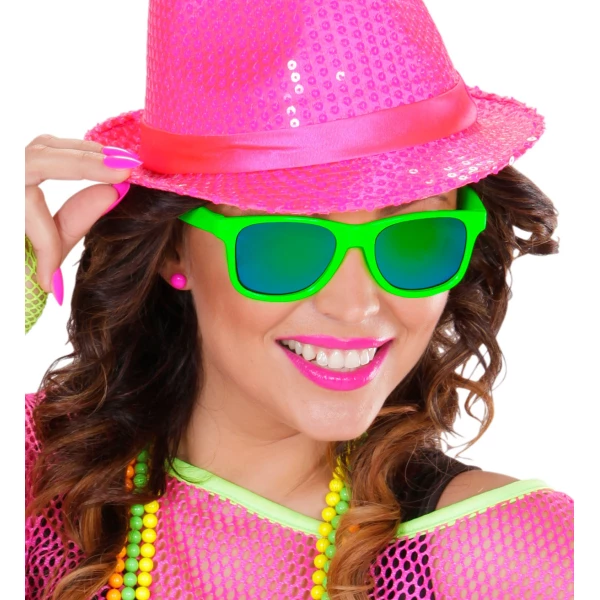 LUNETTES ANNEES 80 VERTES AVEC LENTILLES REVO – Image 2