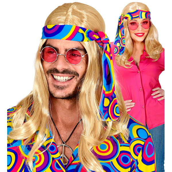 Blonde PERRUQUE 70s DISCO FEVER AVEC BANDEAU – Image 4