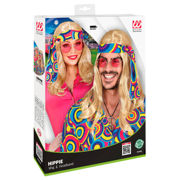 Blonde PERRUQUE 70s DISCO FEVER AVEC BANDEAU – Image 5