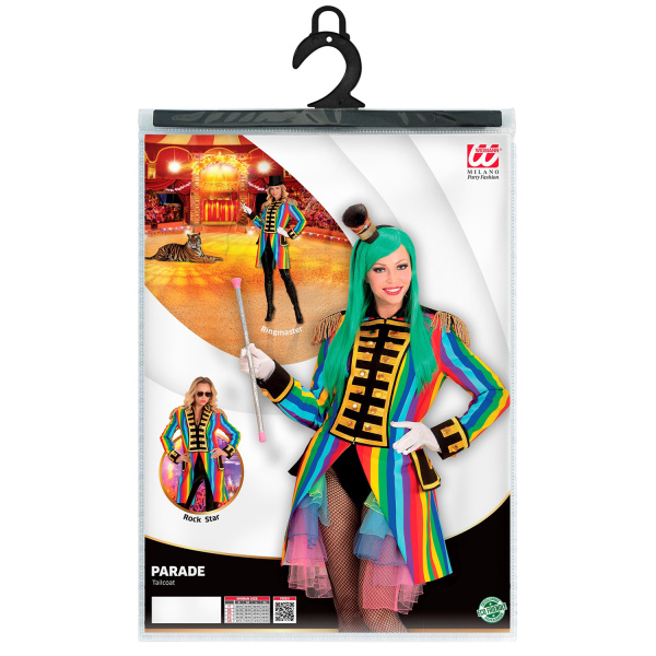 QUEUE DE PIE DE PARADE ARC-EN-CIEL pour femme    S – Image 5