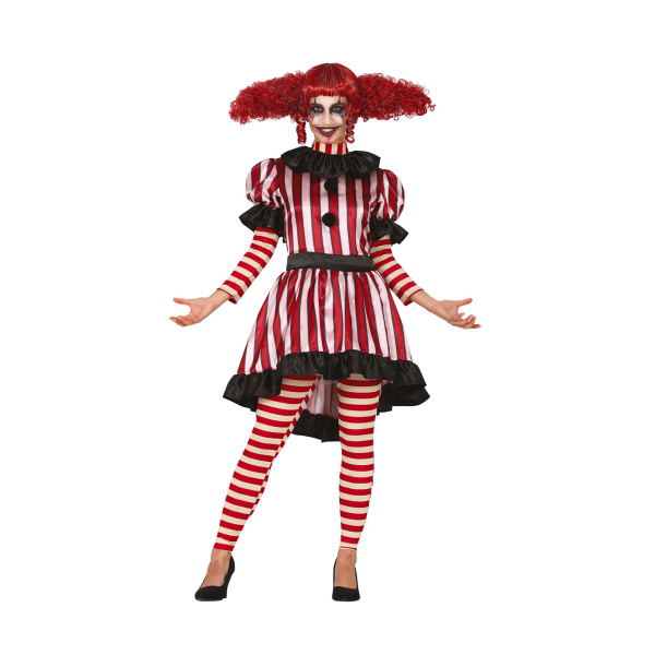 Clown  horreur ligné Femme M
