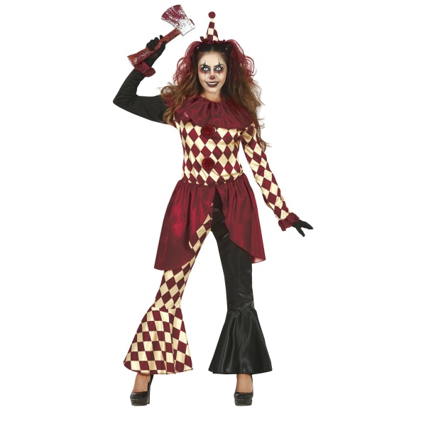 Clown horreur damier Femme S