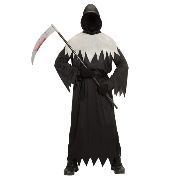 DEMON tunique à capuche, masquecachant le visage, ceinture    128cm – Image 2