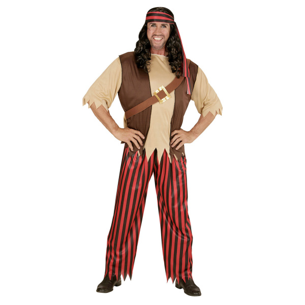 PIRATE chemise avec veston et ceinture, pantalon, bandeau    S – Image 2