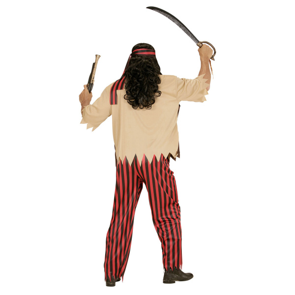 PIRATE chemise avec veston et ceinture, pantalon, bandeau    L – Image 3
