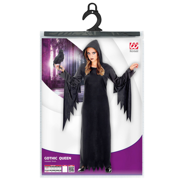GOTHIC QUEEN  robe à capuche    128cm – Image 4
