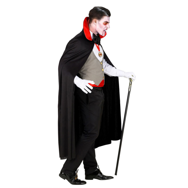 VAMPIRE gilet, ceinture, noeud papillon, collier avec médaillon, gants, Cape    M/L – Image 4