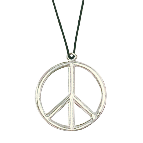 MEDAILLON HIPPIE METAL