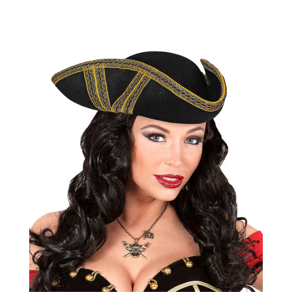 TRICORNE AVEC GARNITURE OR en feutre – Image 2