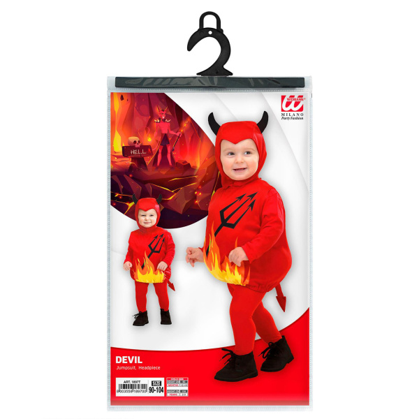 PETIT DIABLE costume, couvre-chef    104cm – Image 4