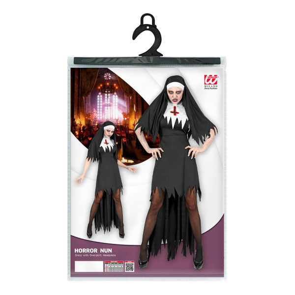 NONNE HORREUR robe avec jupon, coiffe    S – Image 5