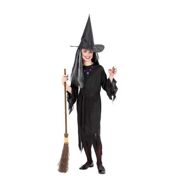 SORCIERE robe, ceinture, chapeau