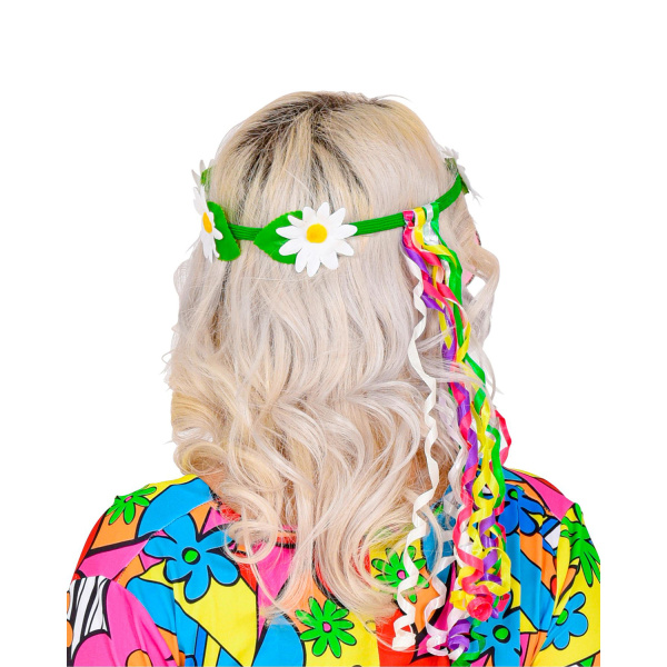 DIADEME MARGUERITE AVEC RUBANS MULTICOLORES – Image 3