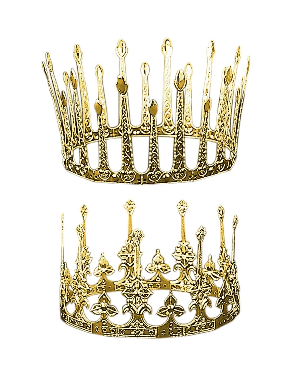 COURONNE DE LUXE ALUMINIUM 2 styles ass.