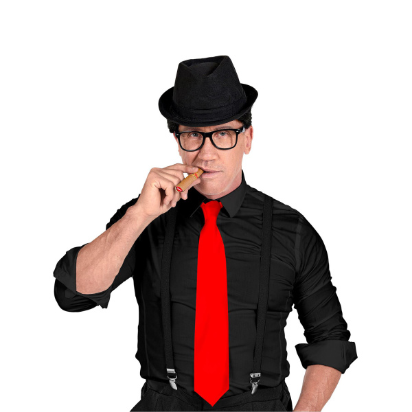 satin RED TIE