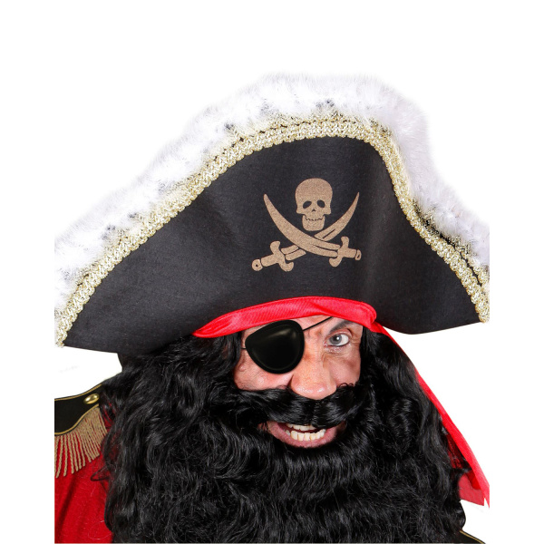 SET PIRATE bandeau d'oeil, boucle d'oreille 3 styles ass. – Image 3
